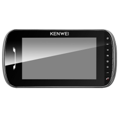 Цветной монитор видеодомофона Kenwei KW-E703FC черный