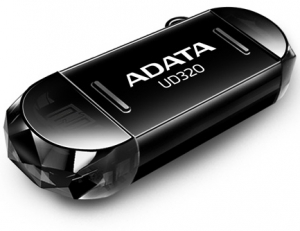 USB-флэш накопитель ADATA OTG UD320 + интерфейс micro USB черный 32GB