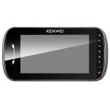 Цветной монитор видеодомофона Kenwei KW-E703FC черный