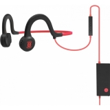 Проводные наушники Aftershokz Sportz Titanium с микрофоном, цвет красный