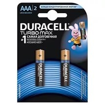 Батарейки AAA DURACELL TURBO MAX LR03 BL2 (набор из 2 батареек)