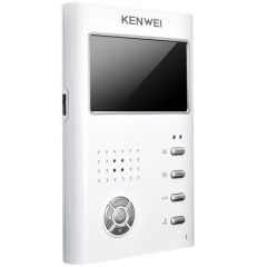 Цветной монитор видеодомофона Kenwei KW-E430C белый