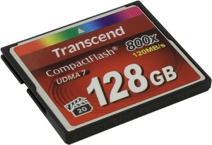Карта памяти CF Transcend Ultra Speed 800X 128GB (TS128GCF800)