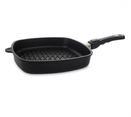 Сковорода гриль AMT Frying Pans, квадратная, 28х28 см, AMT E285BBQ