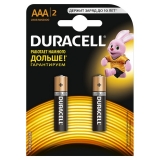 Батарейки AAA DURACELL LR03 BL2 Basic (набор из 2 батареек)