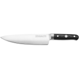 Нож поварской KitchenAid KKFTR8CHWM, 20 см, стальное лезвие, чёрная ручка