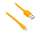 Переходник USB/Lightning PQI 90 см оранжевый